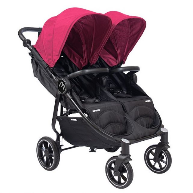 Poussette Double Baby Monsters Easy Twin 4 - Bordeaux