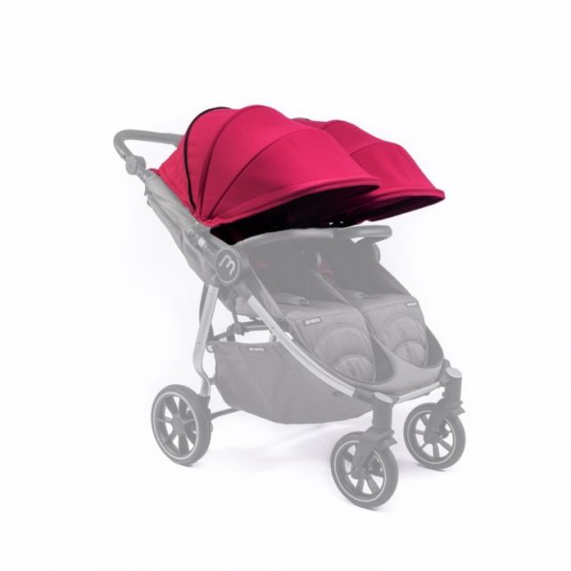 Canopy Bordeaux Poussette Double Baby Monsters Easy Twin 3S