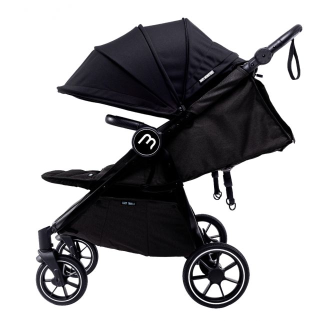 Poussette Double Baby Monsters Easy Twin 4 - Black