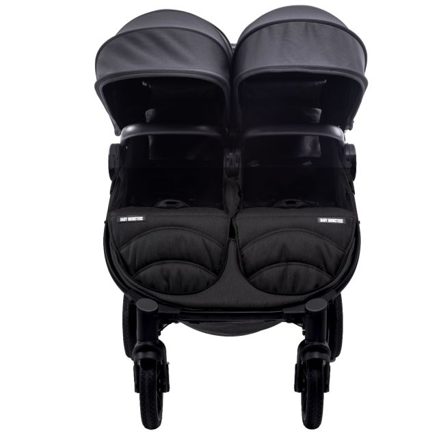 Poussette Double Baby Monsters Easy Twin 4 - Black