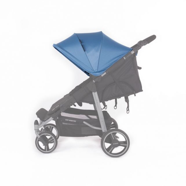 Canopy Atlantic Poussette Double Baby Monsters Easy Twin 3S