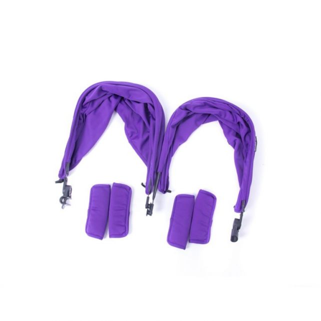 Canopy Violet Poussette Double Baby Monsters Easy Twin 3S