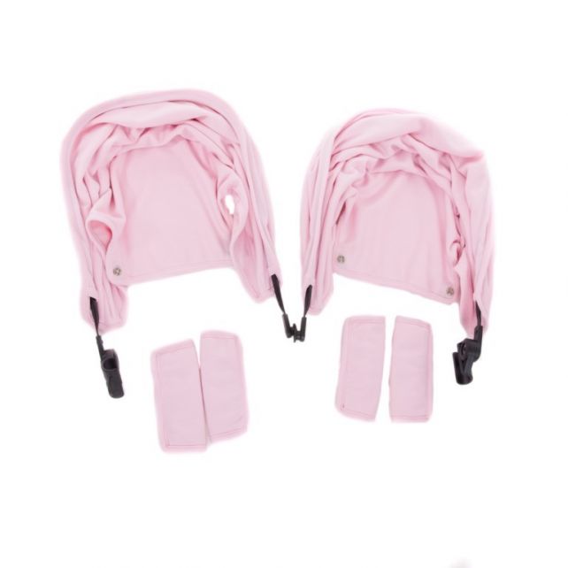 Canopy Dolly Pink Poussette Double Baby Monsters Easy Twin 3S