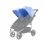 Canopy Mediterranean Poussette Double Baby Monsters Easy Twin 3S