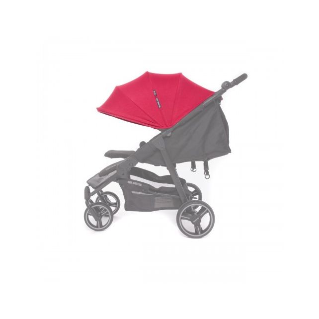 Canopy Bordeaux Poussette Double Baby Monsters Easy Twin 3S