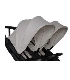 Canopy Stone Poussette Double Baby Monsters Easy Twin 4