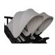 Canopy Stone Poussette Double Baby Monsters Easy Twin 4