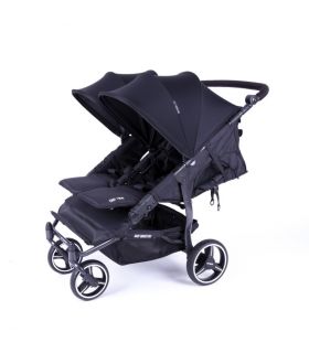 Poussette Double Baby Monsters Easy Twin 3S - Black