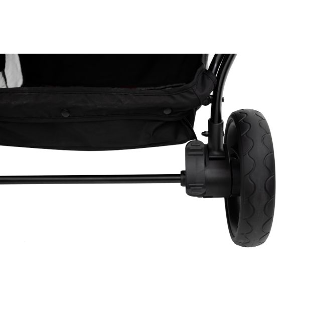 Poussette Double Baby Monsters Easy Twin 3 - Sideral Black