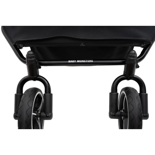 Poussette Double Baby Monsters Easy Twin 3 - Sideral Black