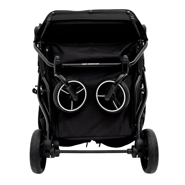Poussette Double Baby Monsters Easy Twin 3 - Sideral Black