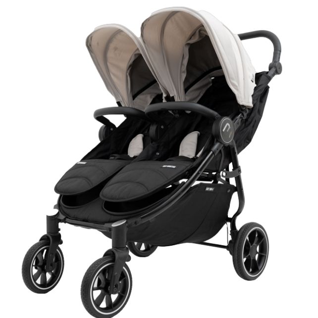 Poussette Double Baby Monsters Easy Twin 4 - Stone