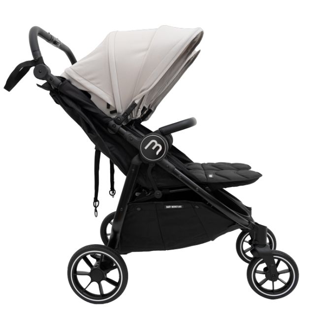 Poussette Double Baby Monsters Easy Twin 4 - Stone