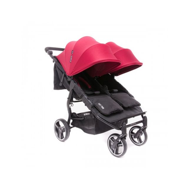 Poussette Double Baby Monsters Easy Twin 3S - Bordeaux