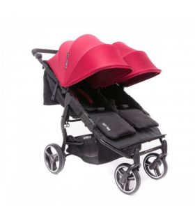 Poussette Double Baby Monsters Easy Twin 3S - Bordeaux