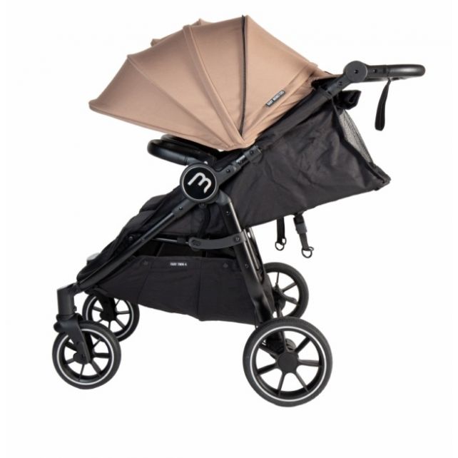 Poussette Double Baby Monsters Easy Twin 4 - Taupe