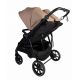 Poussette Double Baby Monsters Easy Twin 4 - Taupe