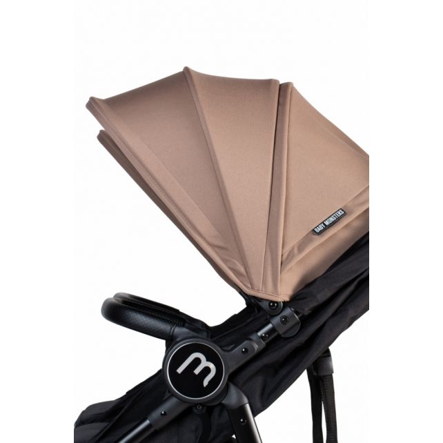 Poussette Double Baby Monsters Easy Twin 4 - Taupe