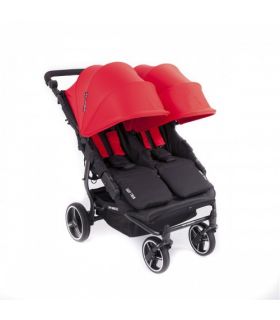 Poussette Double Baby Monsters Easy Twin 3S - Rouge