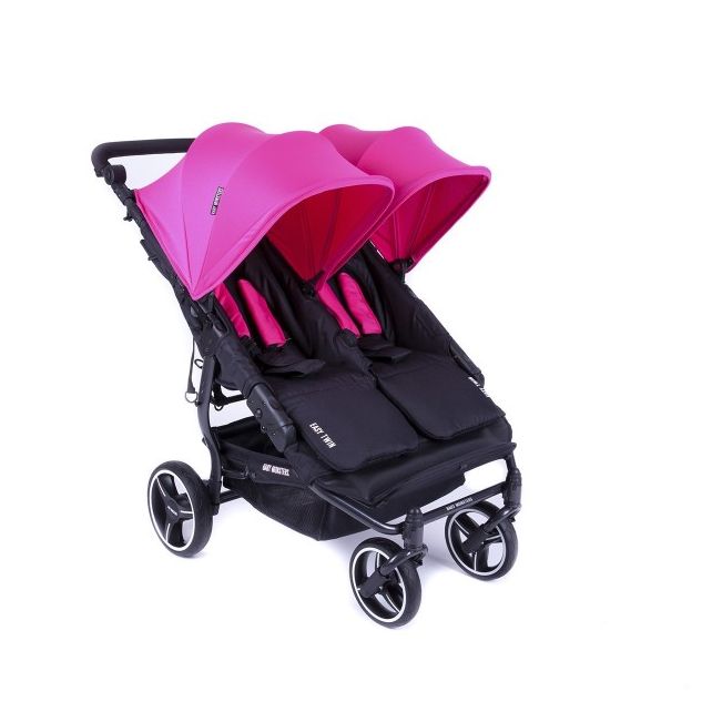 Poussette Double Baby Monsters Easy Twin 3S - Fushia