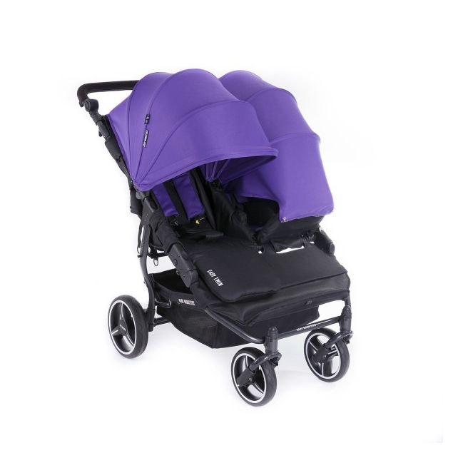 Poussette Double Baby Monsters Easy Twin 3S - Violet