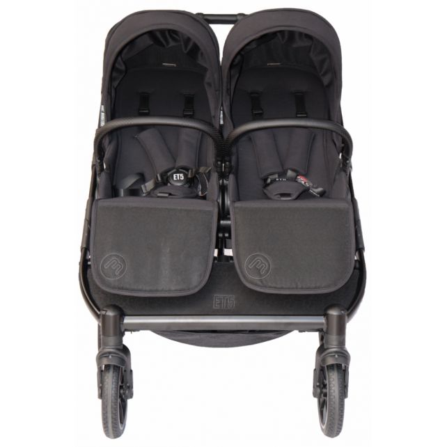 Poussette Double Baby Monsters Easy Twin 5 - Black