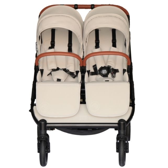 Poussette Double Baby Monsters Easy Twin 5 - Stone