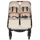 Poussette Double Baby Monsters Easy Twin 5 - Stone