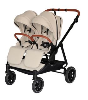 Poussette Double Baby Monsters Easy Twin 5 - Stone