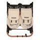 Poussette Double Baby Monsters Easy Twin 5 - Stone