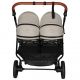Poussette Double Baby Monsters Easy Twin 5 - Stone