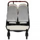 Poussette Double Baby Monsters Easy Twin 5 - Stone