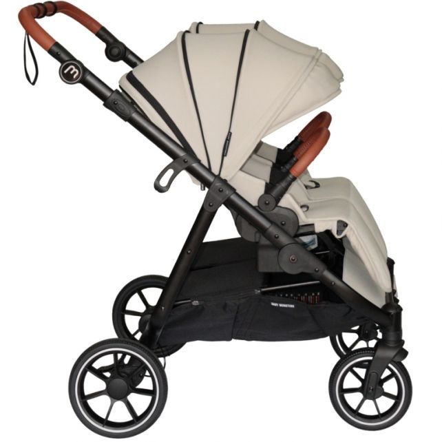 Poussette Double Baby Monsters Easy Twin 5 - Stone