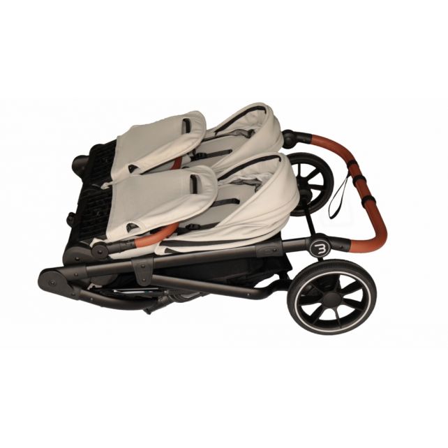 Poussette Double Baby Monsters Easy Twin 5 - Stone