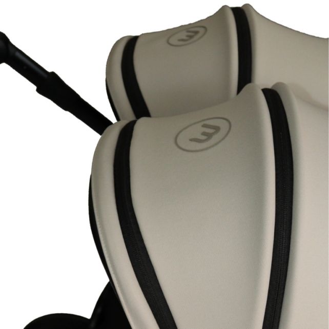 Poussette Double Baby Monsters Easy Twin 5 - Stone