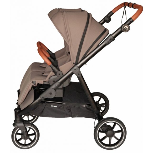 Poussette Double Baby Monsters Easy Twin 5 - Grown Brown