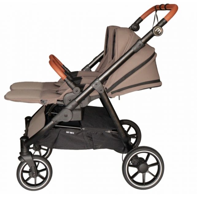 Poussette Double Baby Monsters Easy Twin 5 - Grown Brown