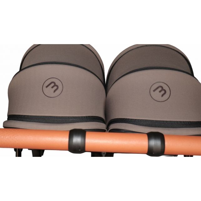 Poussette Double Baby Monsters Easy Twin 5 - Grown Brown