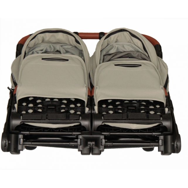 Poussette Double Baby Monsters Easy Twin 5 - Ground Green