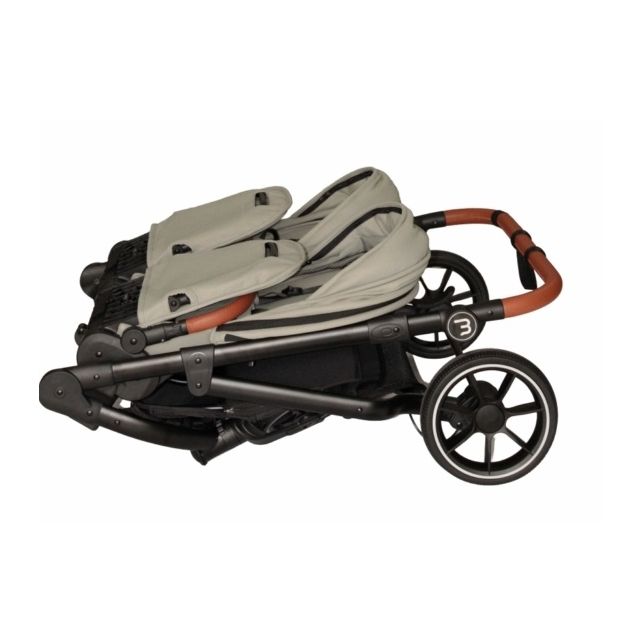 Poussette Double Baby Monsters Easy Twin 5 - Ground Green