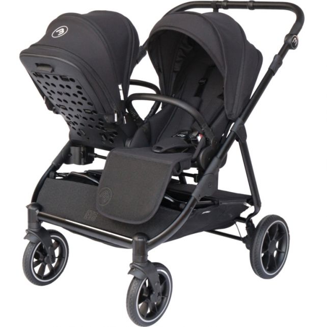 Poussette Double Baby Monsters Easy Twin 5 - Black