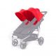 Poussette Double Baby Monsters Easy Twin 3S - Rouge