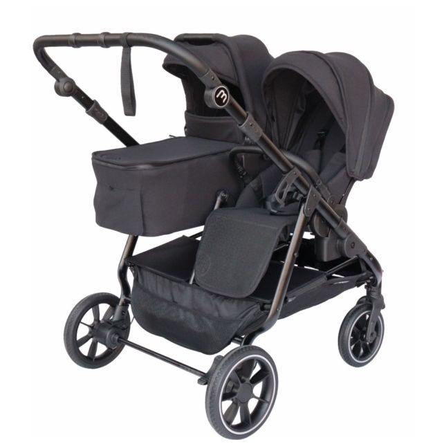 Nacelle rigide Baby Monsters Easy Twin 5 - Black