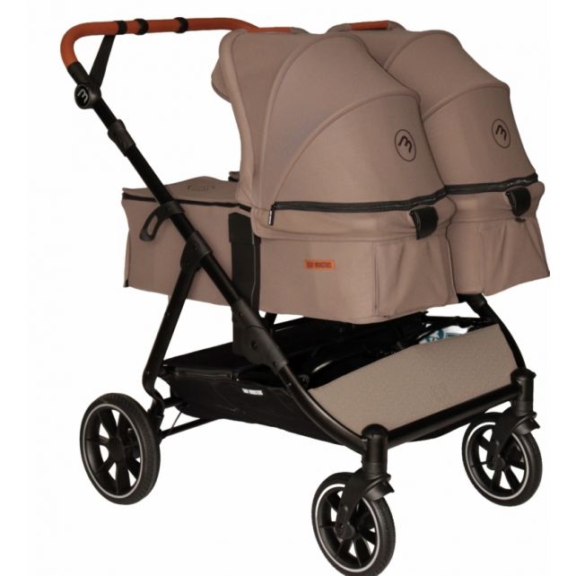 Nacelle rigide Baby Monsters Easy Twin 5 - Brown