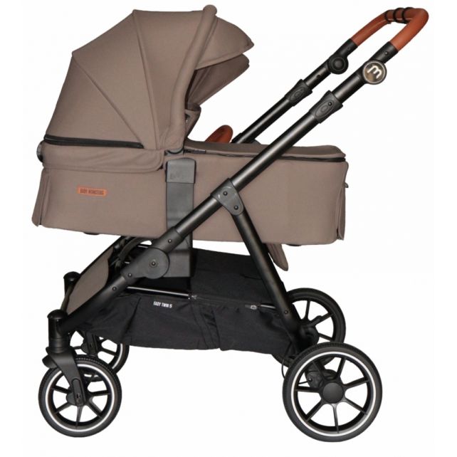 Nacelle rigide Baby Monsters Easy Twin 5 - Brown