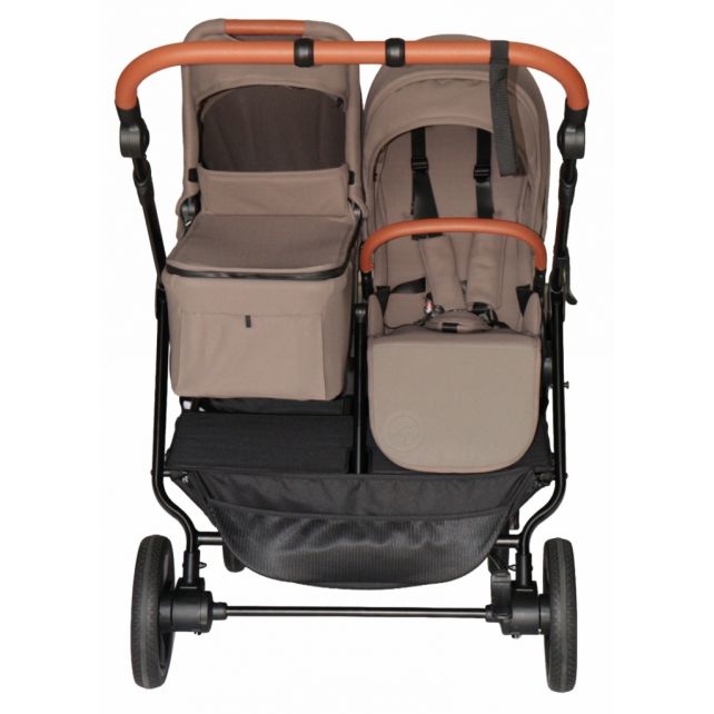 Nacelle rigide Baby Monsters Easy Twin 5 - Brown