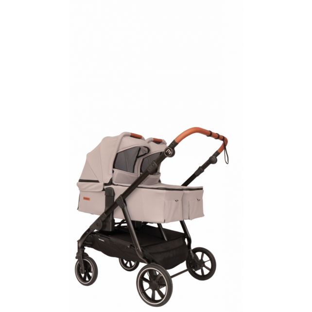 Nacelle rigide Baby Monsters Easy Twin 5 - River Grey