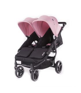 Poussette Double Baby Monsters Easy Twin 3S - Dolly Pink