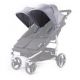 Poussette Double Baby Monsters Easy Twin 3S - Heather Grey
