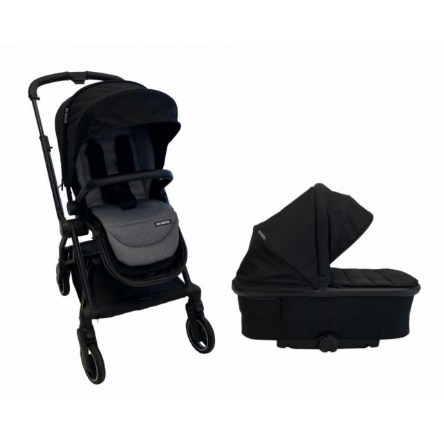 Poussette Duo Compacte Baby Monsters Boston - Black